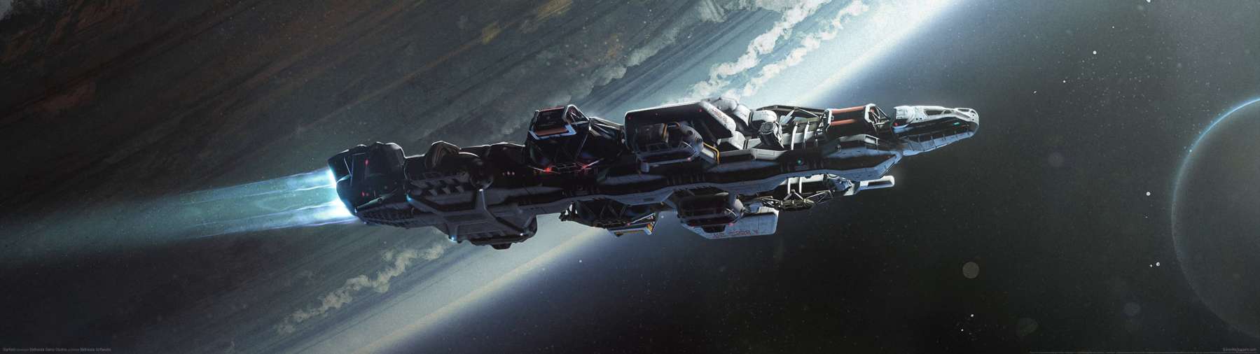 Starfield superwide Hintergrundbild 02