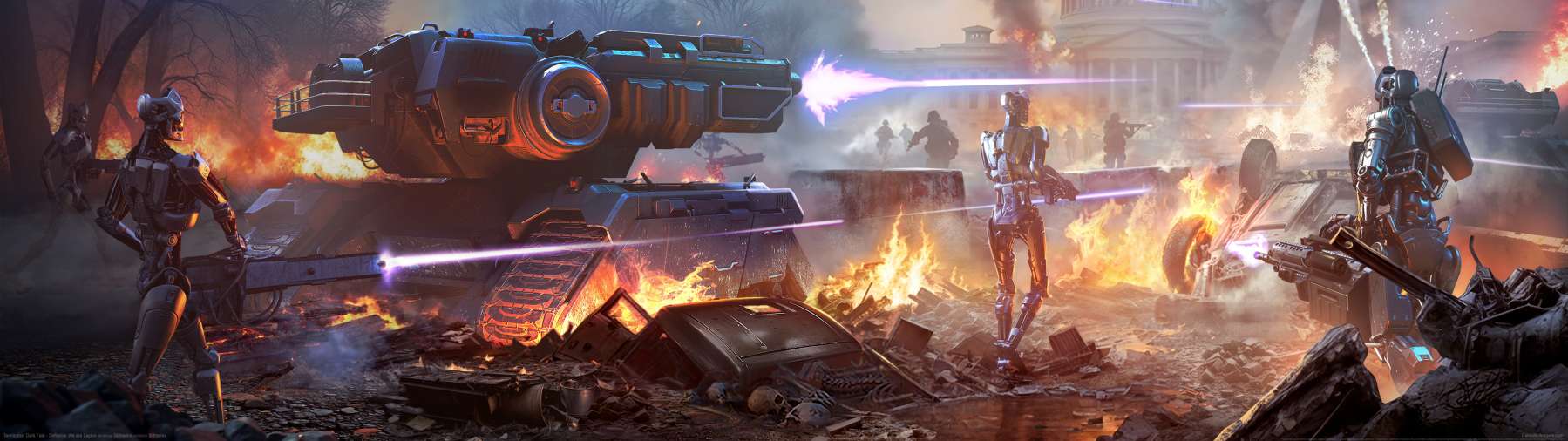 Terminator: Dark Fate - Defiance: We are Legion superwide Hintergrundbild 01