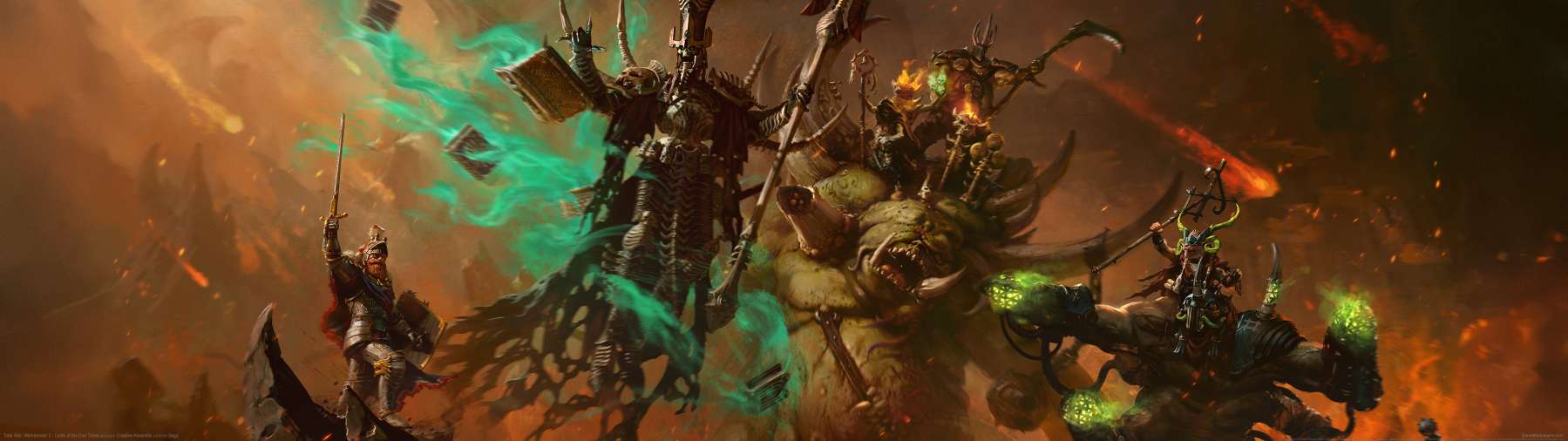 Total War: Warhammer 3 - Lords of the End Times superwide Hintergrundbild 02