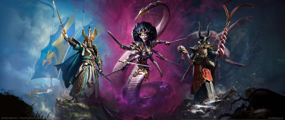 Total War: Warhammer 3 - Tides of Torment ultrawide Hintergrundbild 01