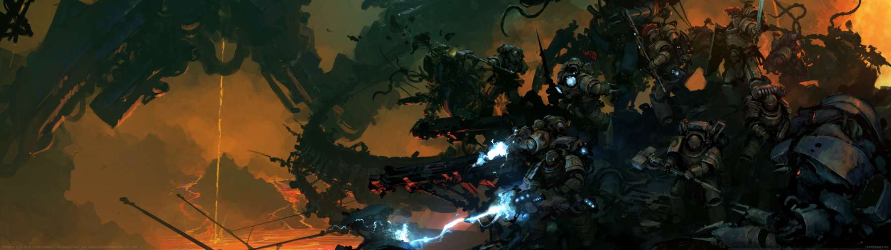 Warhammer 40,000 fan art superwide Hintergrundbild 16