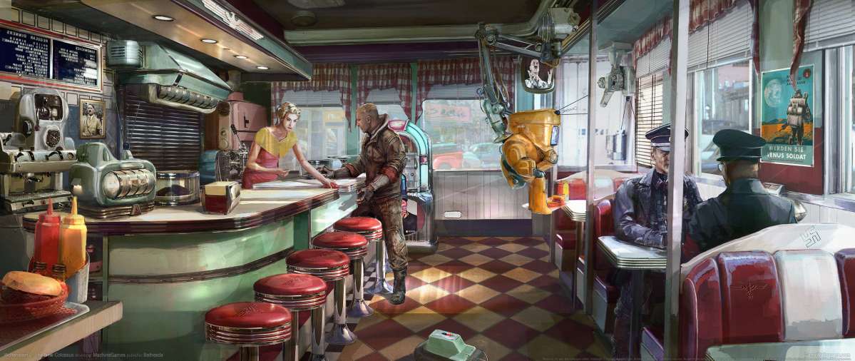Wolfenstein 2: The New Colossus ultrawide Hintergrundbild 02