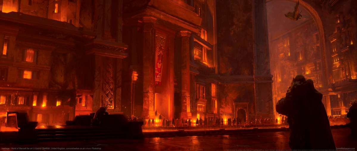 World of Warcraft fan art ultrawide Hintergrundbild 02