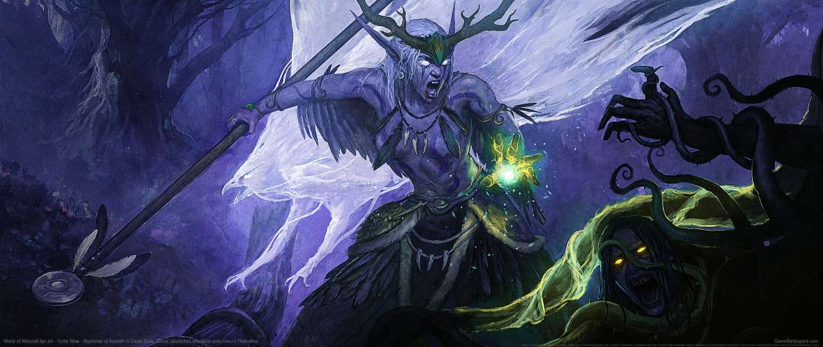 World of Warcraft fan art ultrawide Hintergrundbild 08
