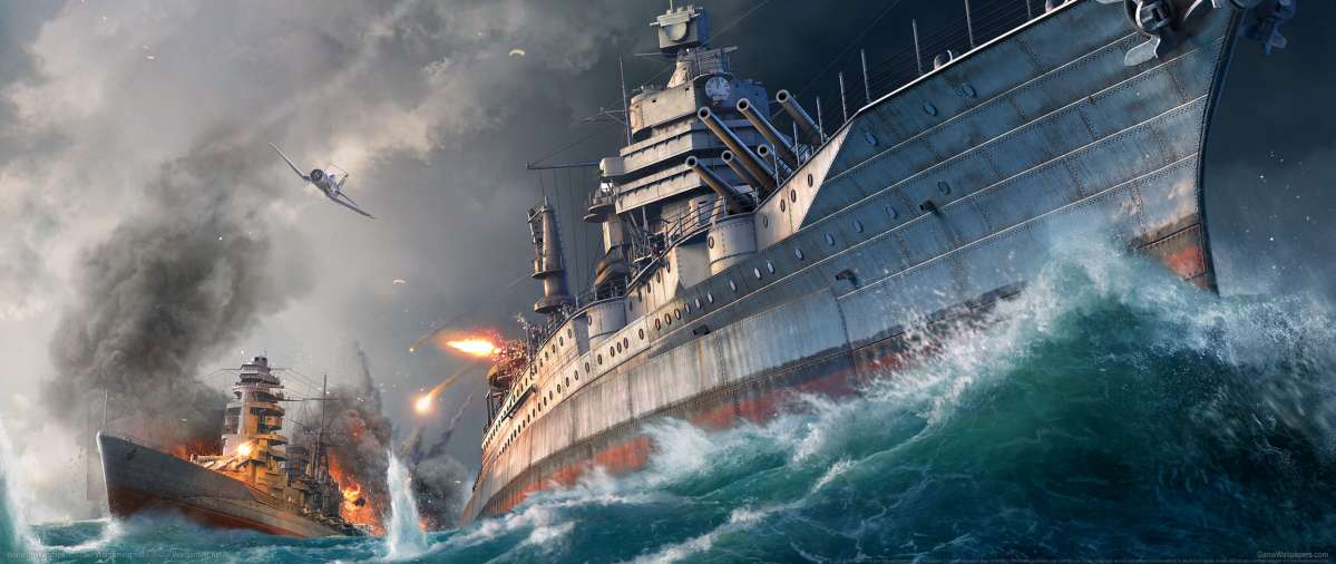 World of Warships ultrawide Hintergrundbild 05