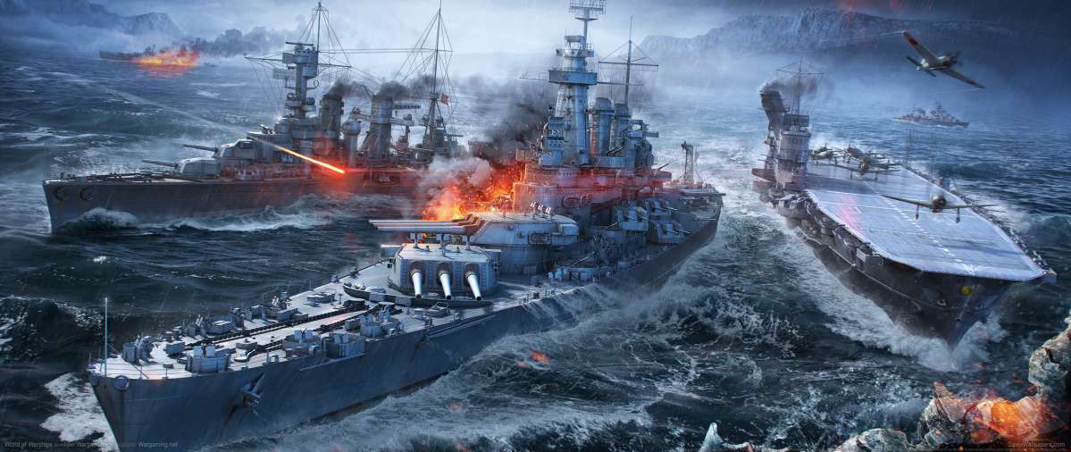 World of Warships ultrawide Hintergrundbild 09