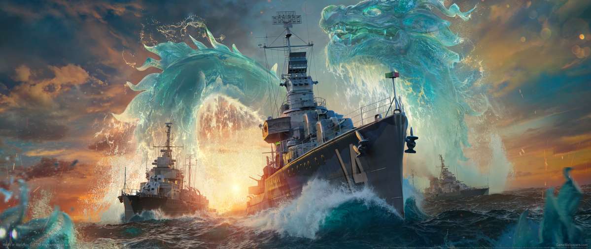 World of Warships ultrawide Hintergrundbild 17