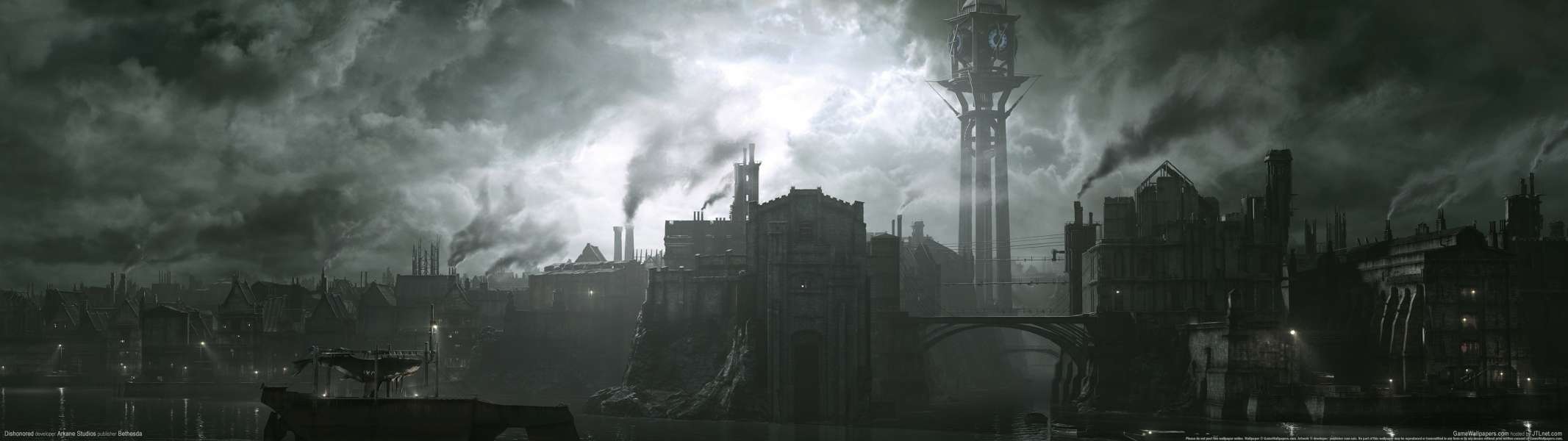 Dishonored dual screen Hintergrundbild