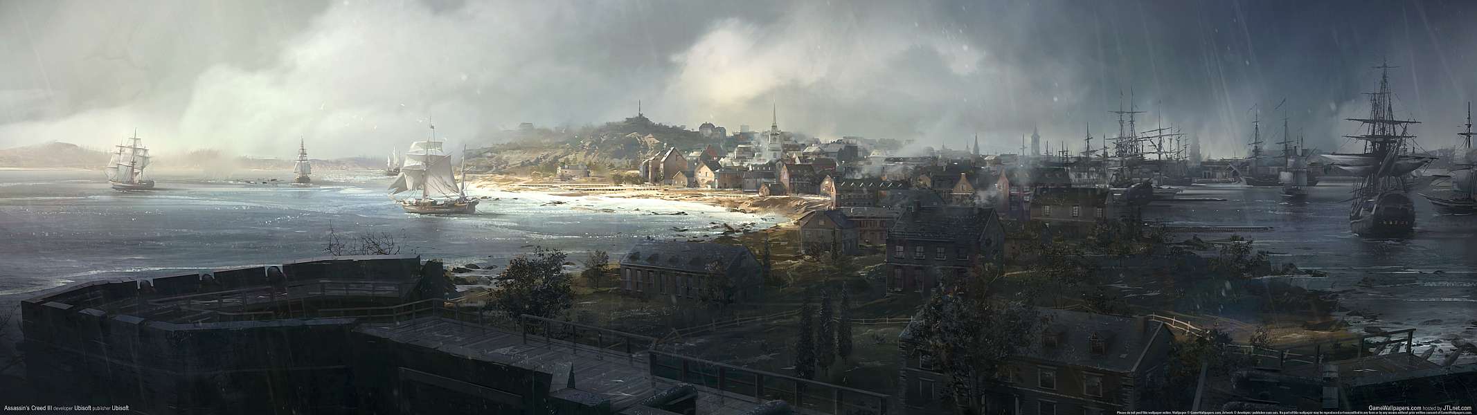 Assassin's Creed III dual screen Hintergrundbild