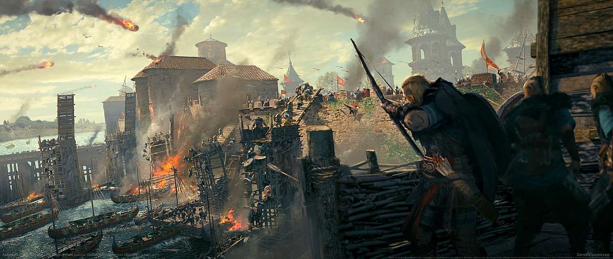 Assassin's Creed: Valhalla - The Siege of Paris ultrawide Hintergrundbild 02
