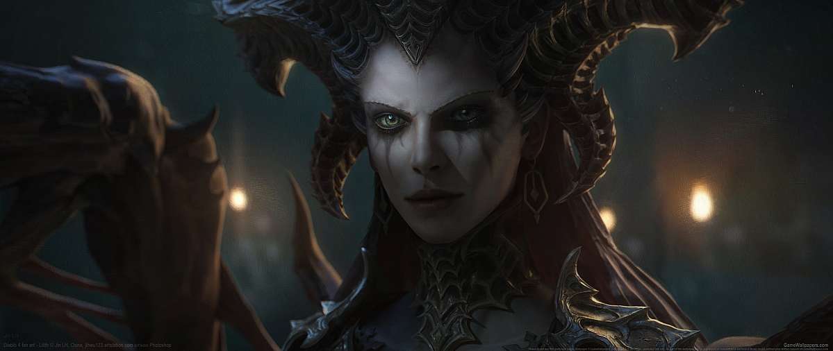 Diablo 4 fan art ultrawide Hintergrundbild 03