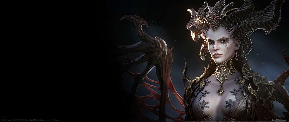Diablo 4 fan art Hintergrundbild