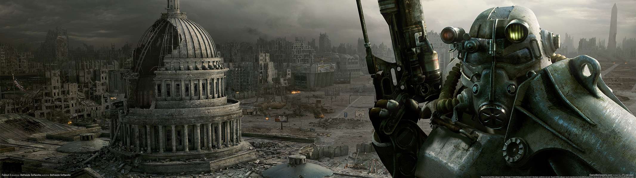 Fallout 3 dual screen Hintergrundbild