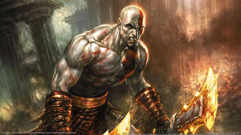 God of War Comic Hintergrundbild