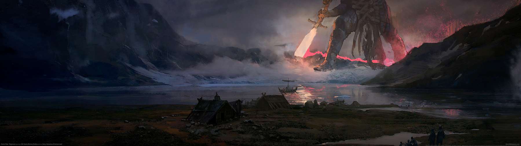 God of War: Ragnarok superwide Hintergrundbild 06
