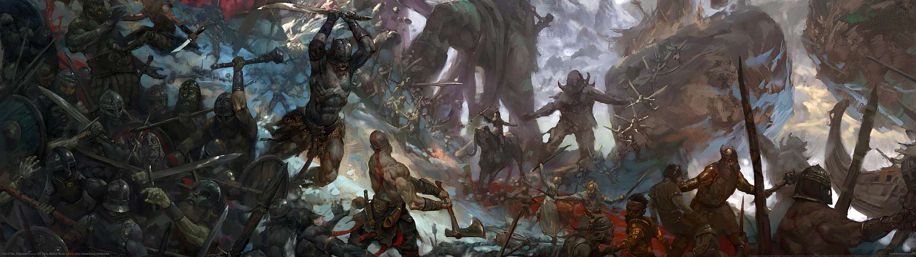 God of War: Ragnarok superwide Hintergrundbild 07