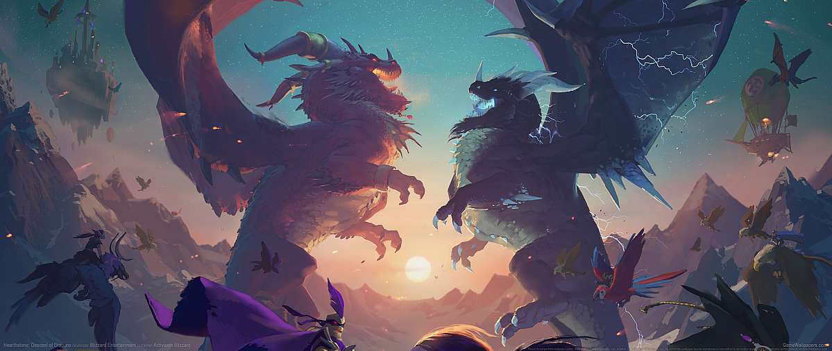Hearthstone: Descent of Dragons ultrawide Hintergrundbild 01