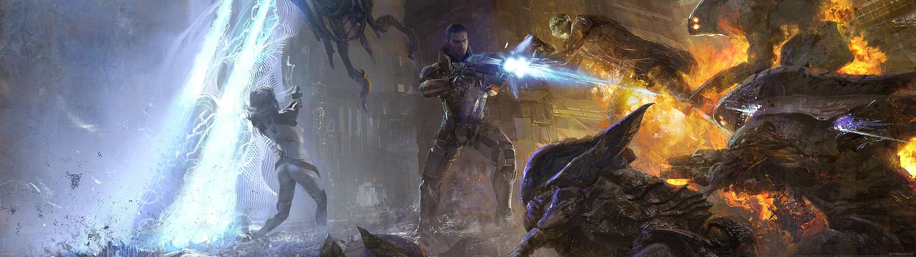 Mass Effect 2 superwide Hintergrundbild 09