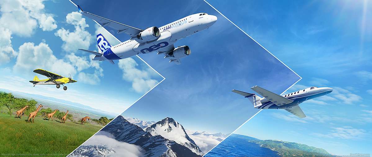 Microsoft Flight Simulator Hintergrundbild