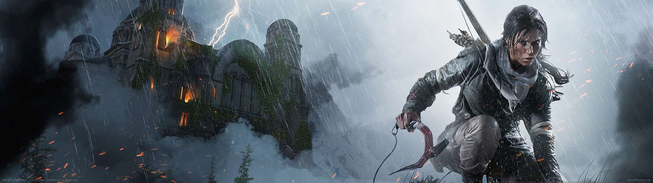 Rise of the Tomb Raider dual screen Hintergrundbild