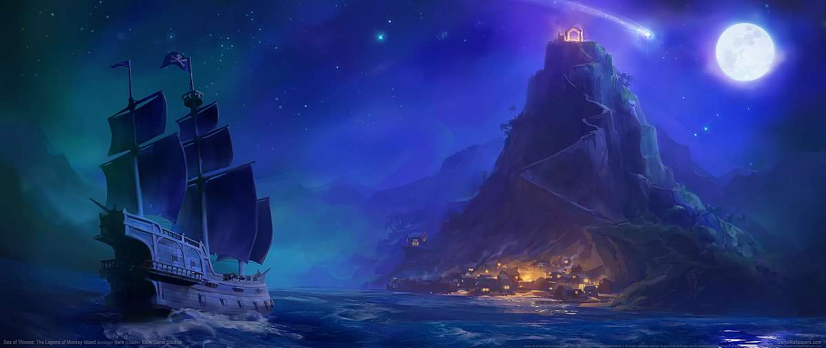 Sea of Thieves: The Legend of Monkey Island ultrawide Hintergrundbild 01