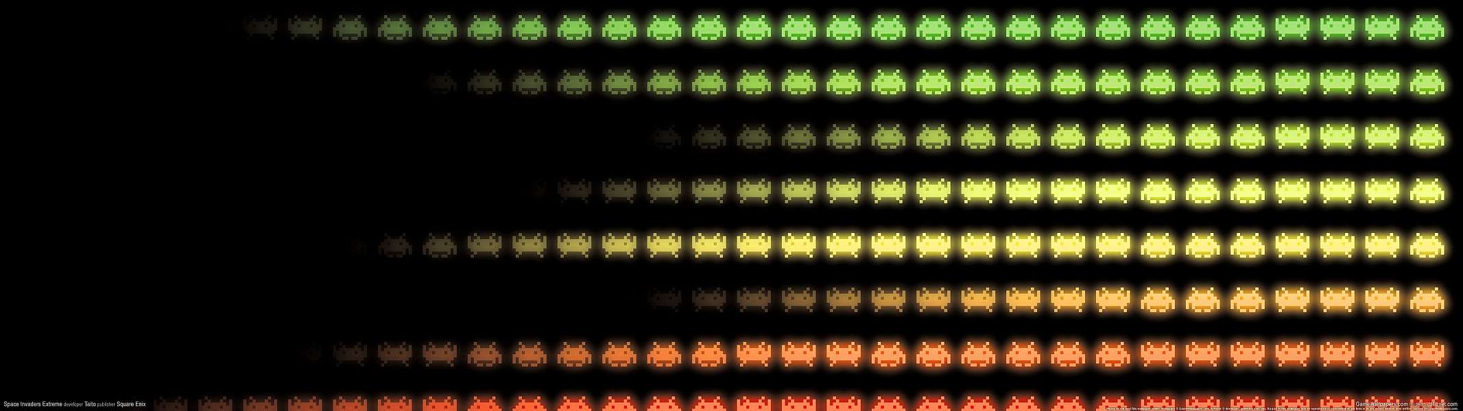 Space Invaders Extreme dual screen Hintergrundbild