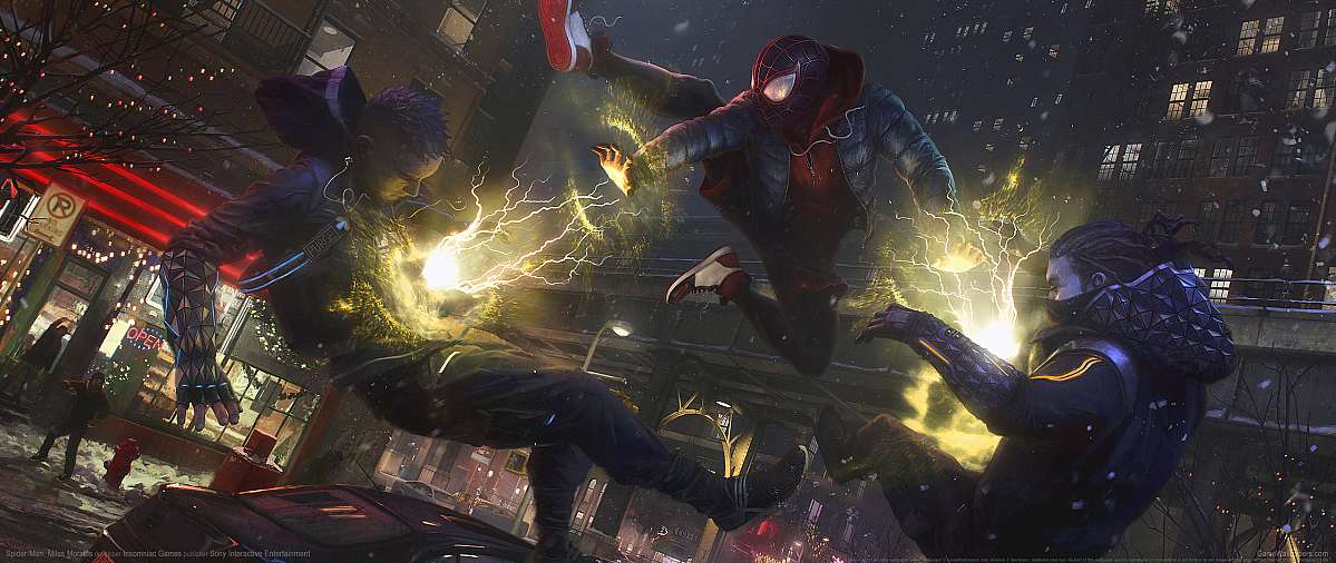Spider-Man: Miles Morales ultrawide Hintergrundbild 02