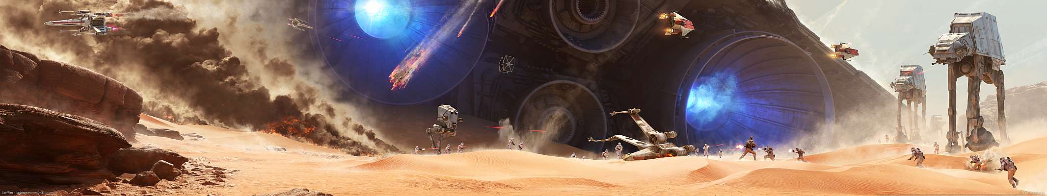 Star Wars - Battlefront triple screen Hintergrundbild