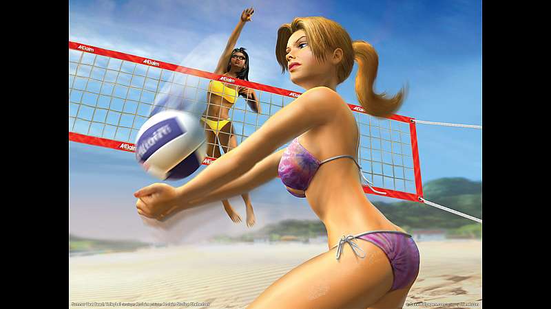 Summer Heat Beach Volleyball Hintergrundbild