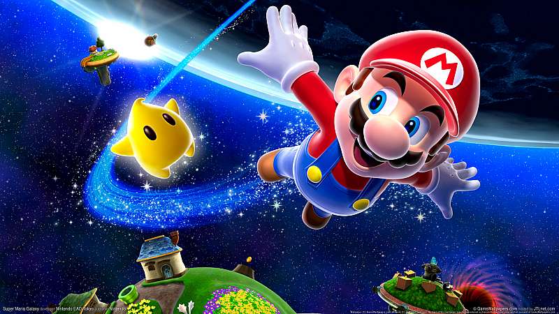 Super Mario Galaxy Hintergrundbild