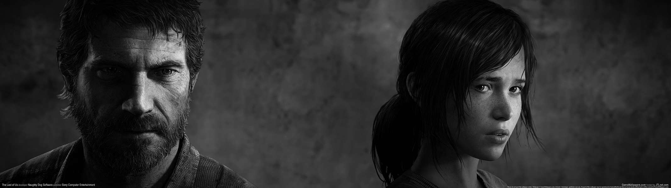 The Last of Us dual screen Hintergrundbild