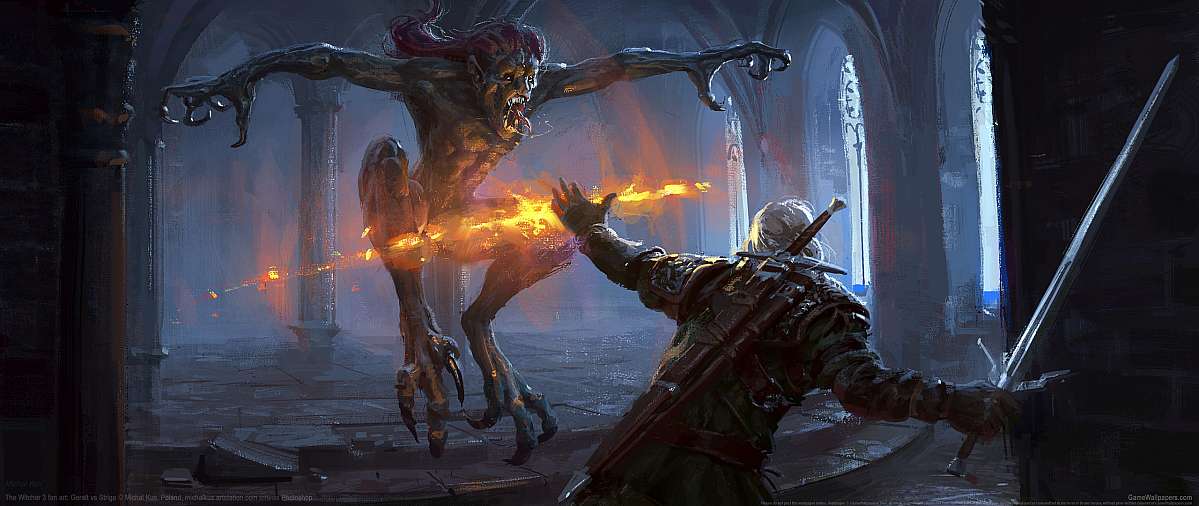 The Witcher 3 fan art Hintergrundbild