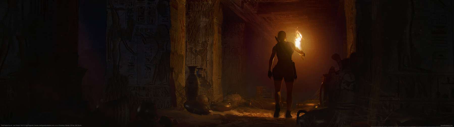 Tomb Raider fan art superwide Hintergrundbild 11