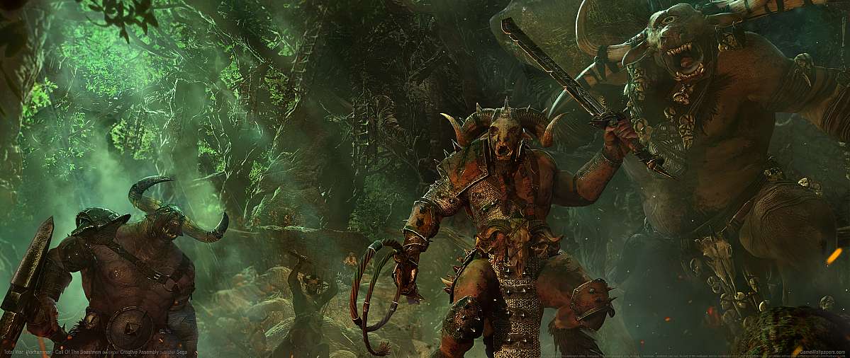 Total War: Warhammer - Call of the Beastmen ultrawide Hintergrundbild 01