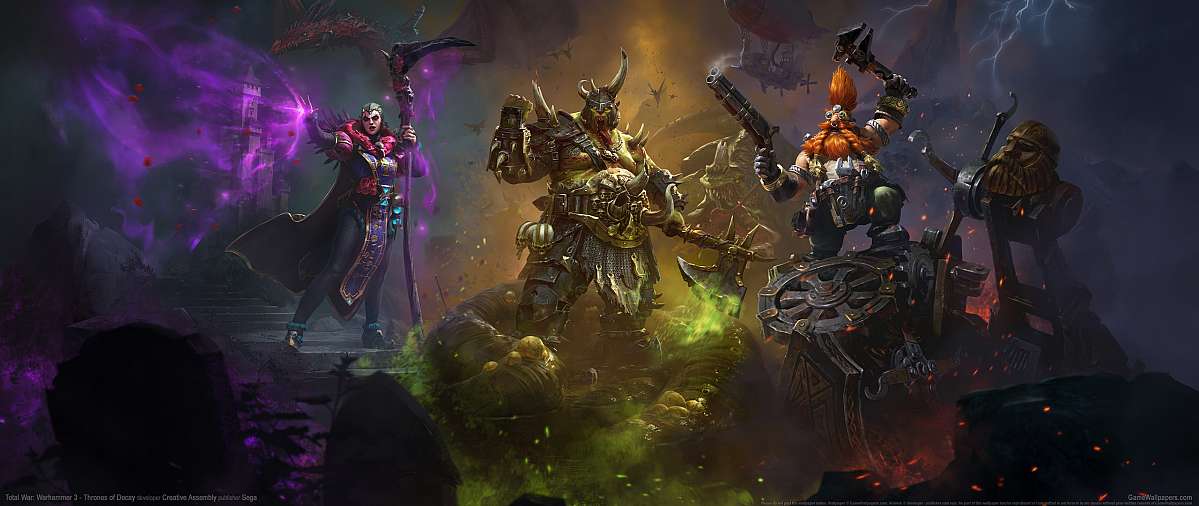 Total War: Warhammer 3 - Thrones of Decay ultrawide Hintergrundbild 01