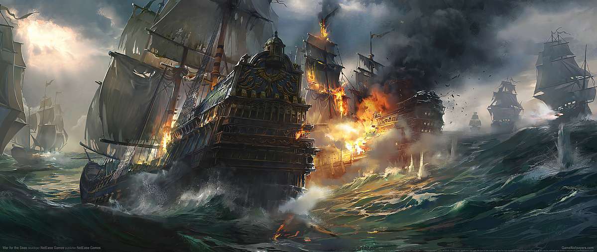 War of the Seas ultrawide Hintergrundbild 01