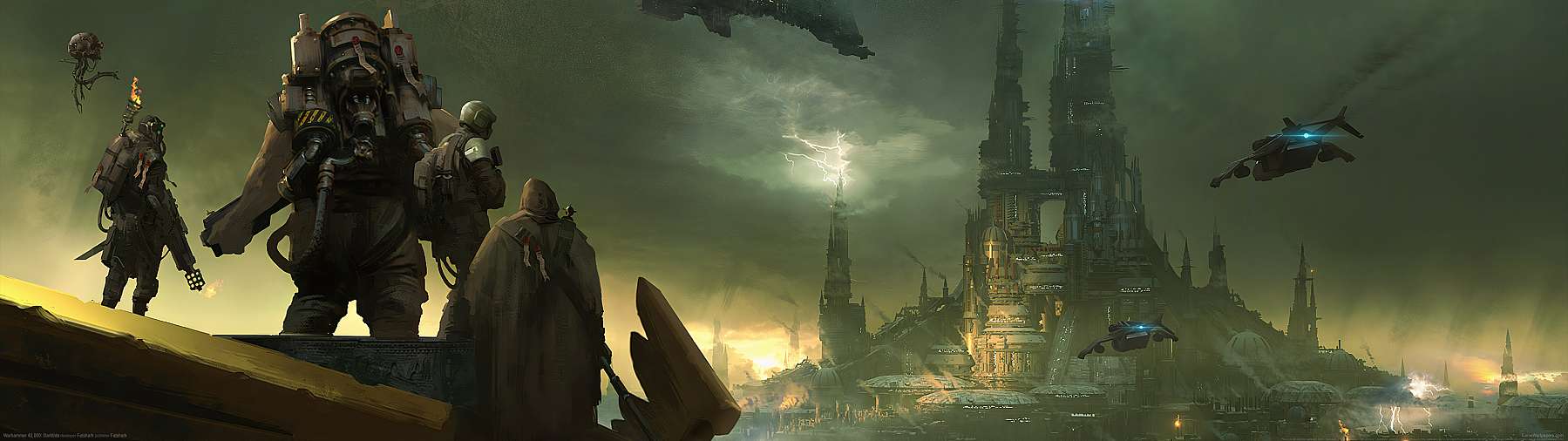 Warhammer 40,000: Darktide superwide Hintergrundbild 01