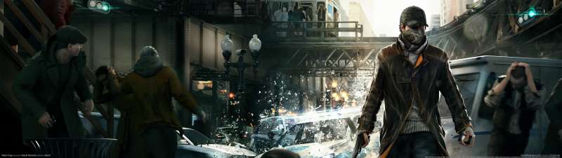 Watch Dogs dual screen Hintergrundbild