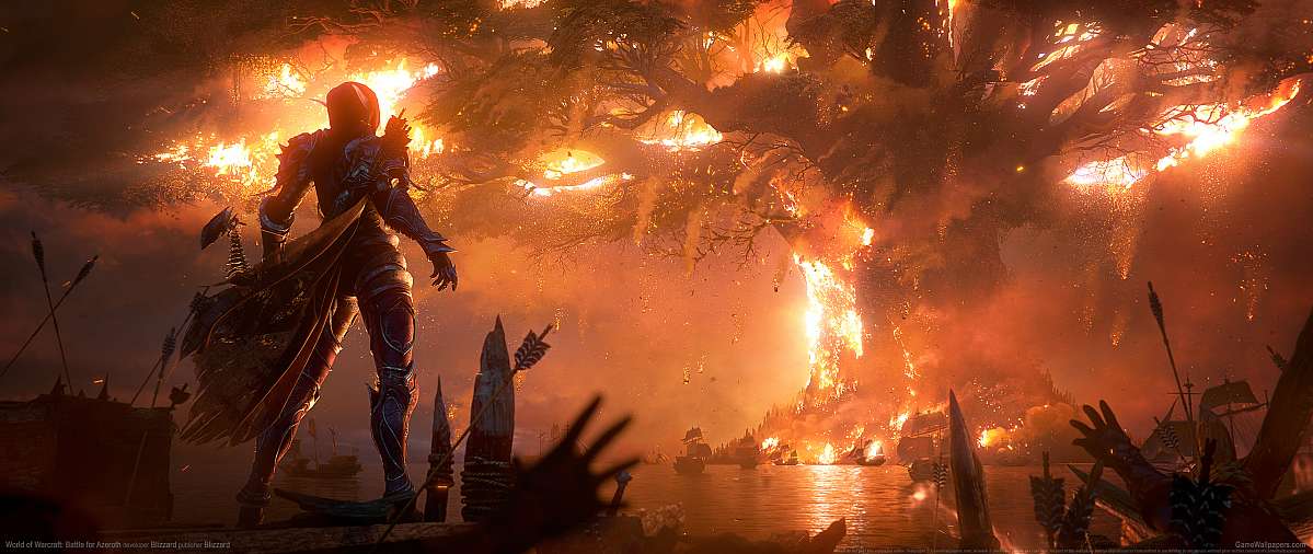 World of Warcraft: Battle for Azeroth ultrawide Hintergrundbild 05