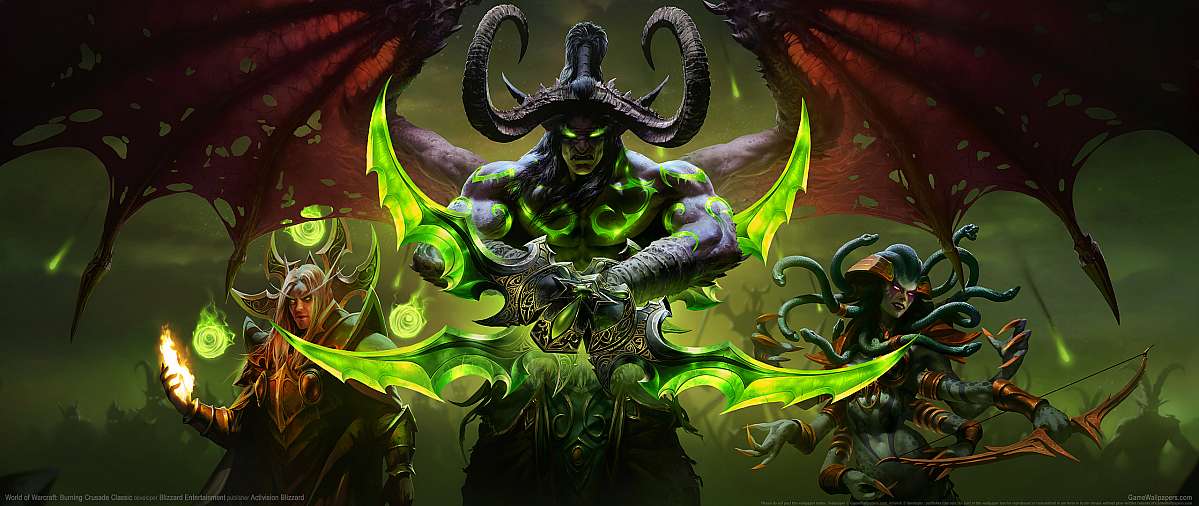 World of Warcraft: Burning Crusade Classic ultrawide Hintergrundbild 01