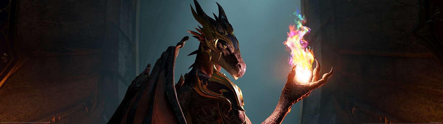 World of Warcraft: Dragonflight superwide Hintergrundbild 02
