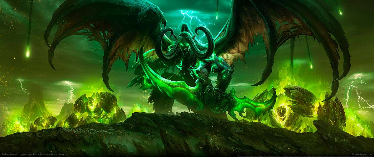World of Warcraft: Legion ultrawide Hintergrundbild 01