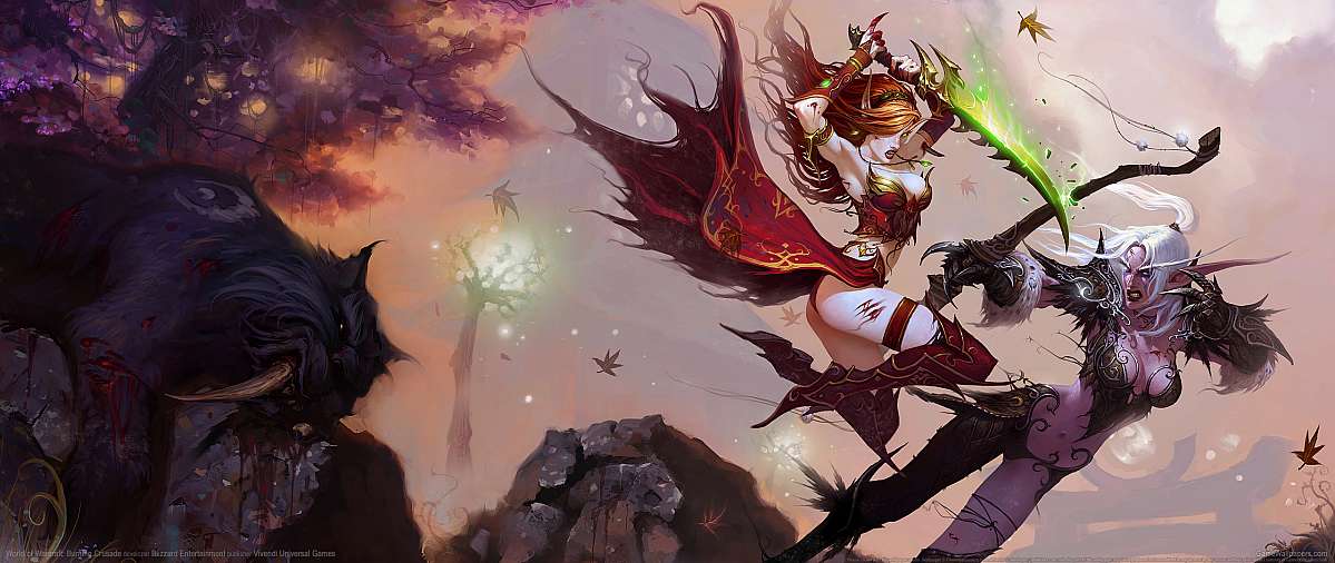 World of Warcraft: The Burning Crusade ultrawide Hintergrundbild 12
