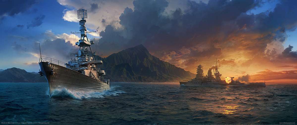 World of Warships ultrawide Hintergrundbild 11